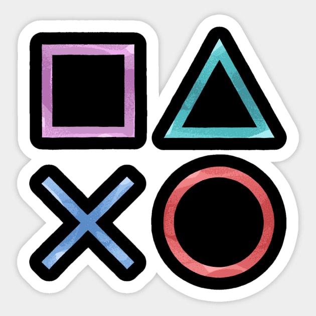 Playstation Symbols Sticker by nabakumov